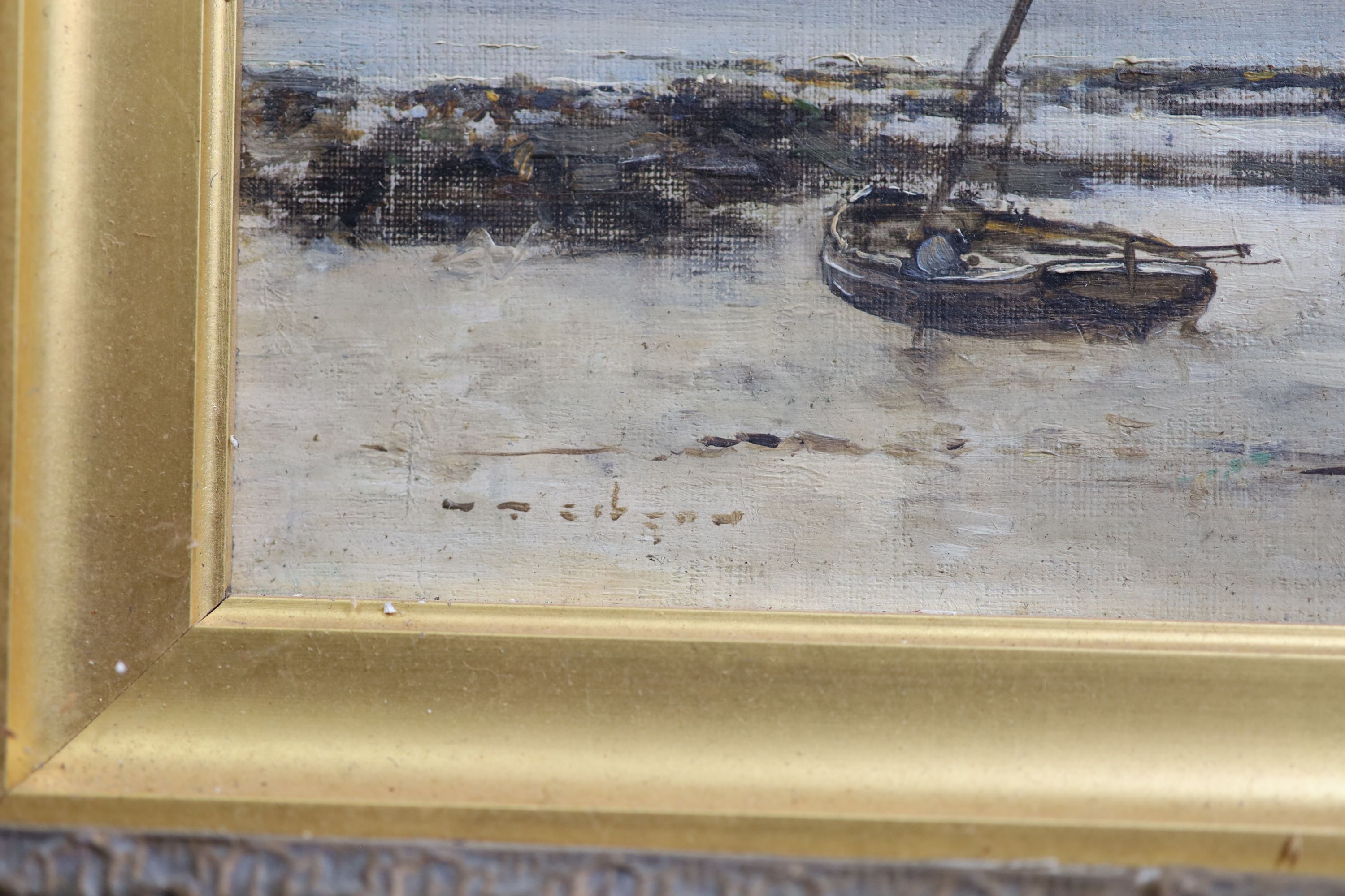 William Alfred Gibson (1866-1931), The Ufay from Arran, Oil on panel, 22.5 x 28cm.